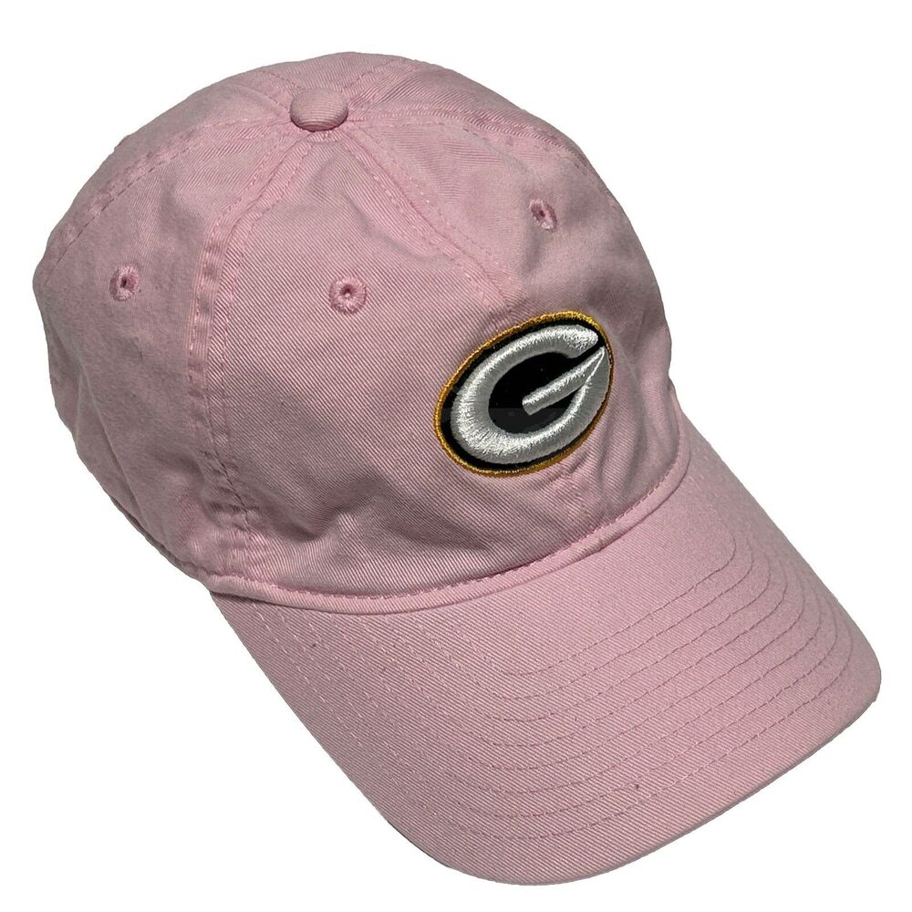 Green Bay Packers Womens Pink Hat Adjustable Strap Ball Cap Baseball